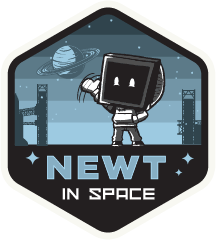 newt in space
